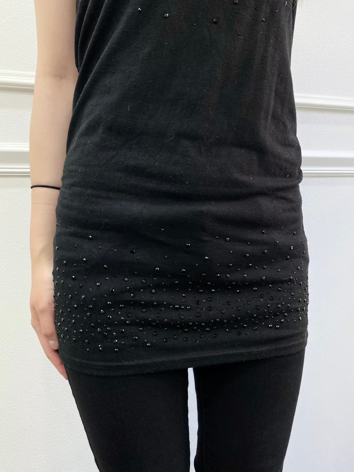 Stud Detail Punk Sleeveless 상품이미지3