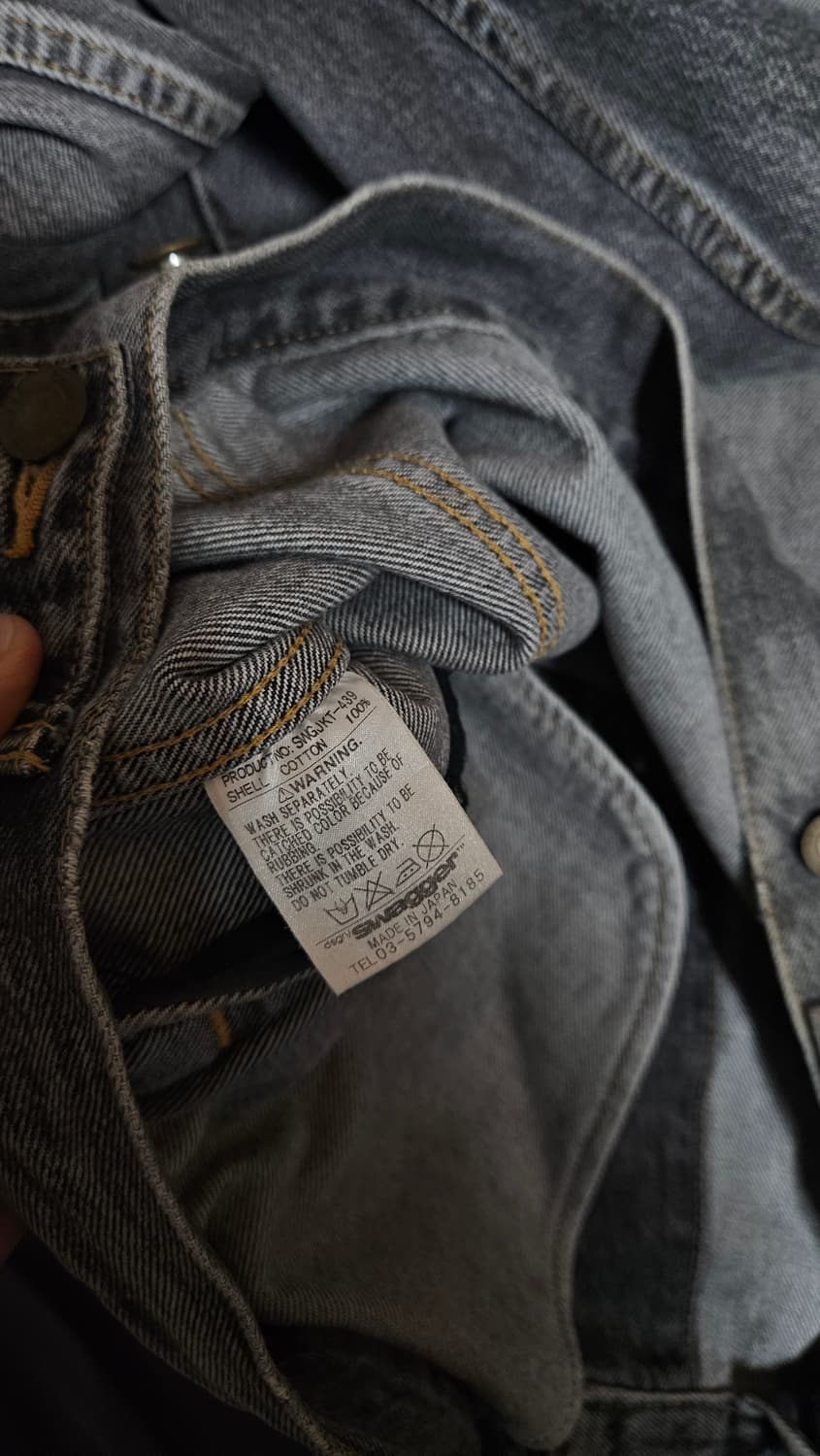 스웨거 재팬 슬릿워싱 데님자켓 L 상품이미지5