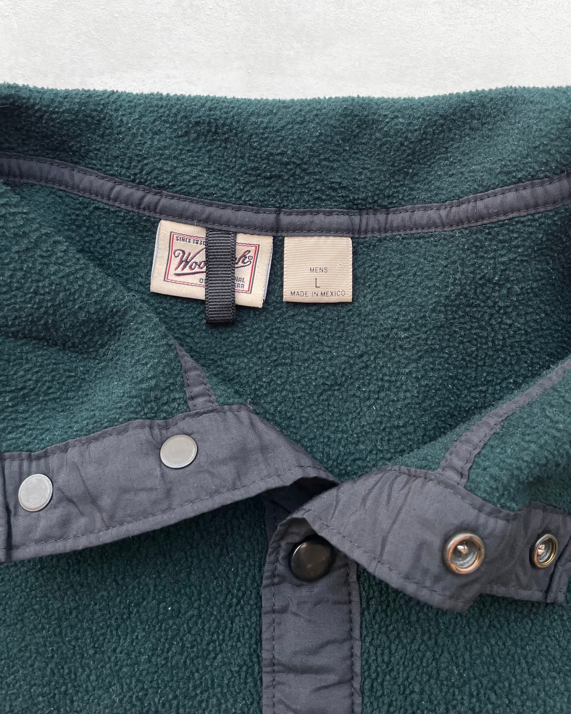 Woolrich fleece pullover L (울리치 플리스 스냅티) 상품이미지7