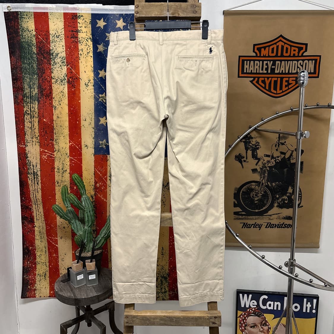 90s 폴로 랄프로렌 커스텀핏 클래식 치노팬츠 코인포켓 N729 상품이미지2