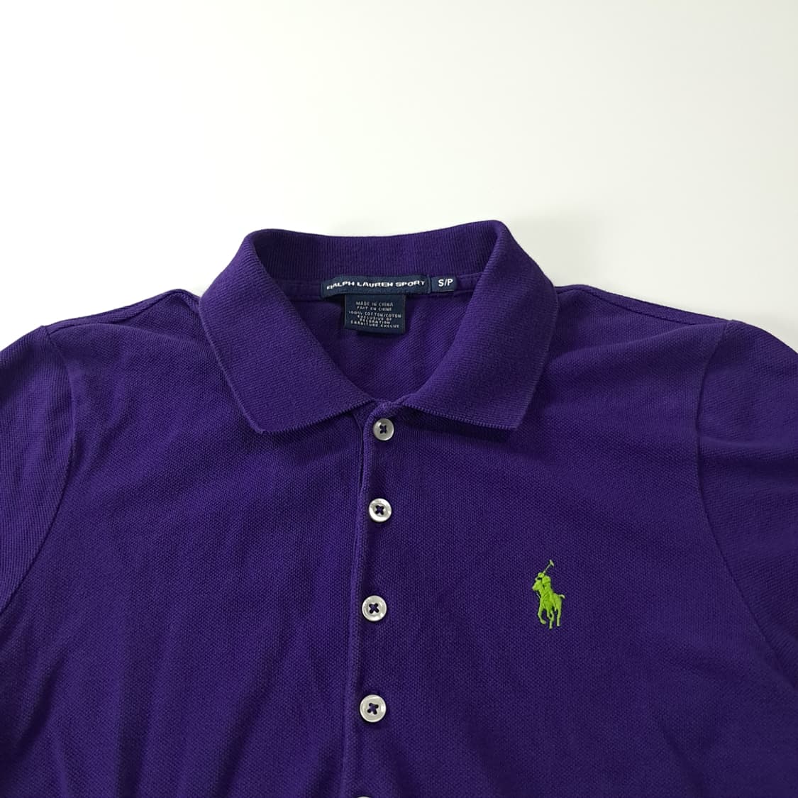 CK215 S 폴로 00s 퍼플 카라 반팔 원피스 상품이미지2