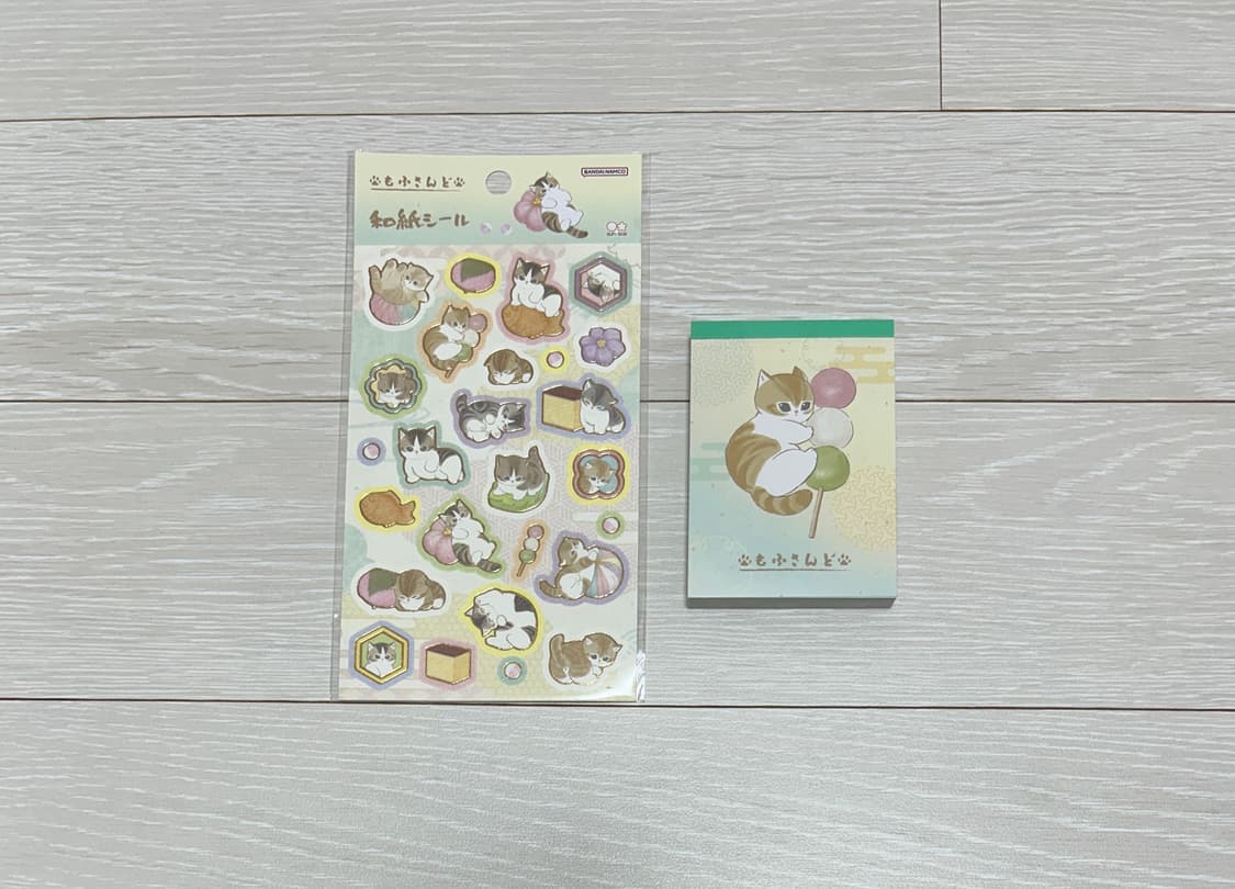 모프샌드 화과자 스티커 / 당고 떡메모지 세트 상품이미지1