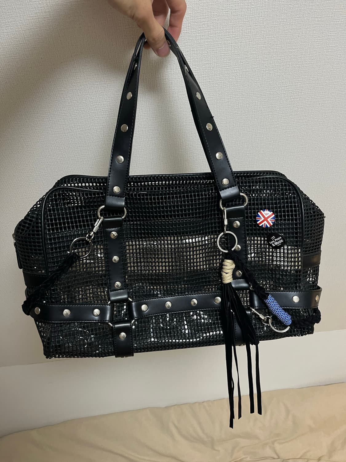 빈티지 펑크 보스턴 백 상품이미지1