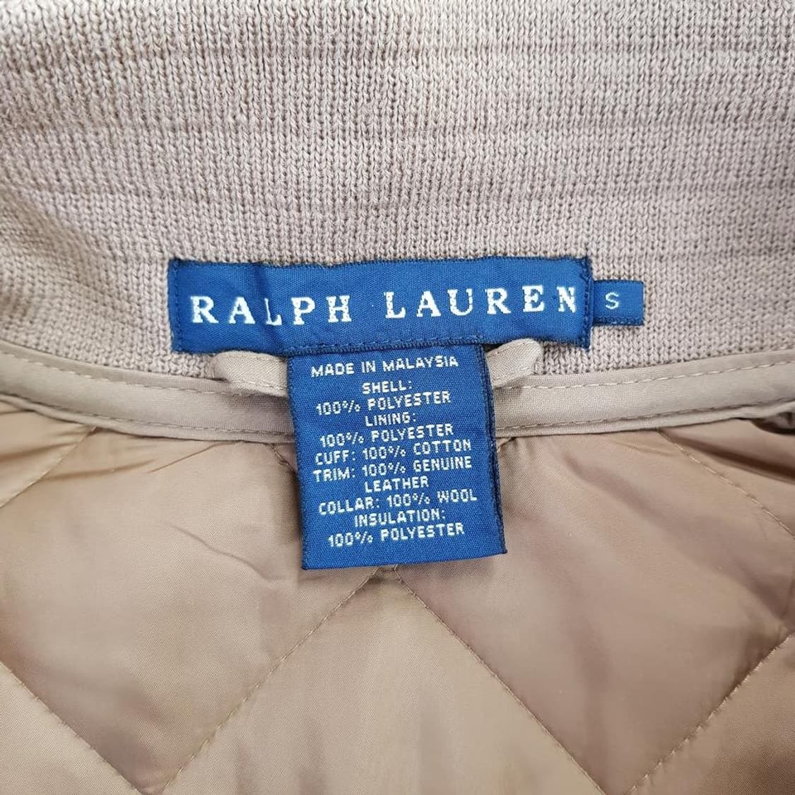 랄프로렌  퀼팅 자켓 엘보 패치 디테일 S사이즈 상품이미지3