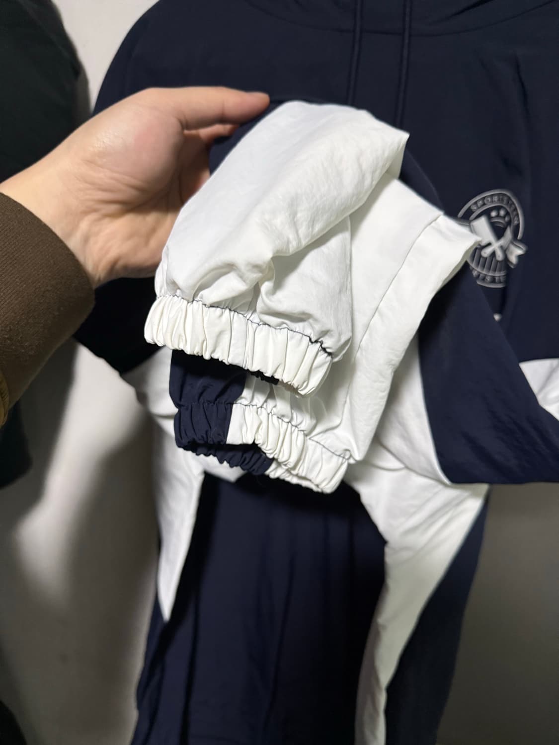 네이비 나일론 후드티 3xl 상품이미지4