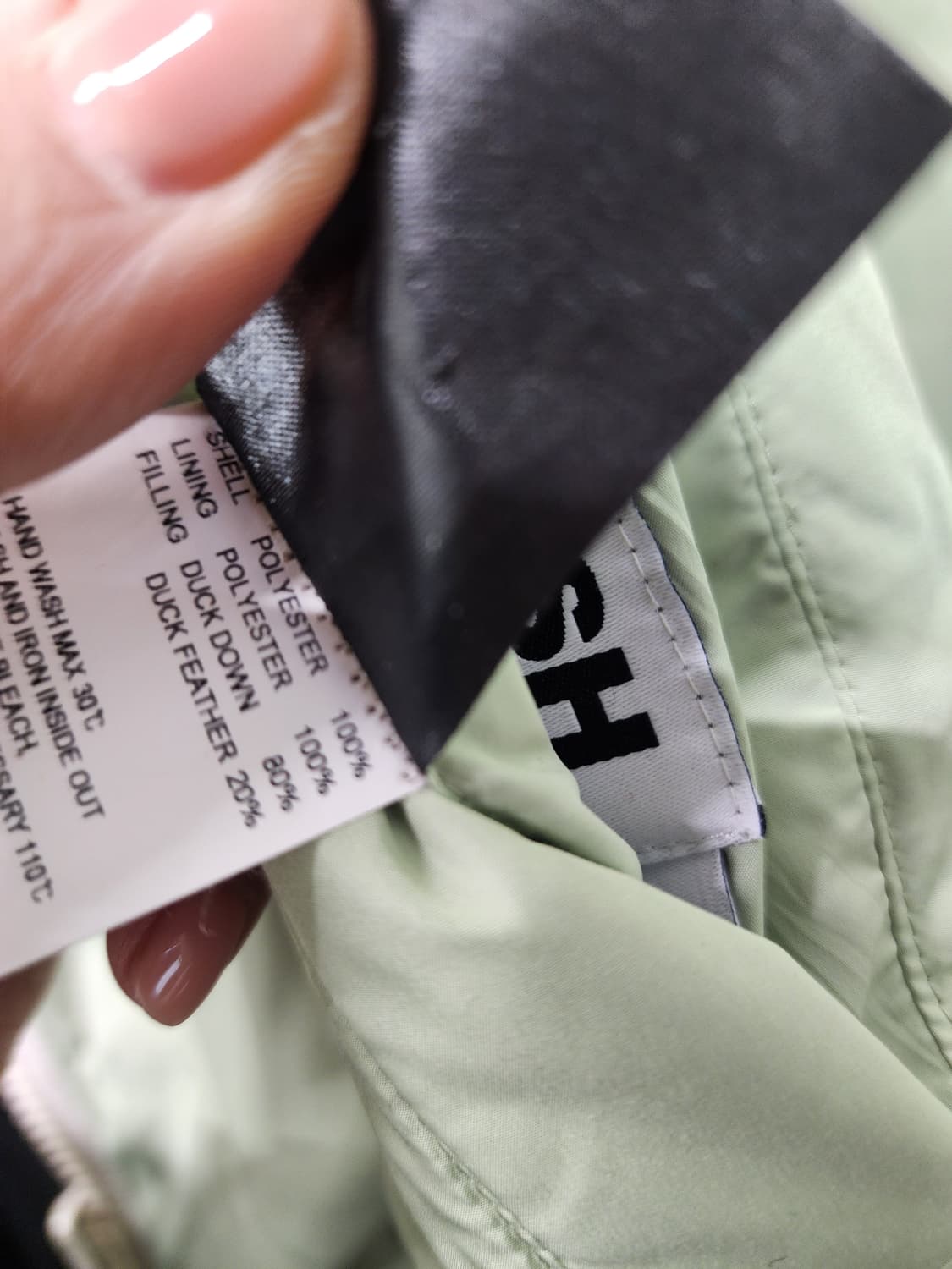 키르시 블랙 양면 숏 패딩  상품이미지6