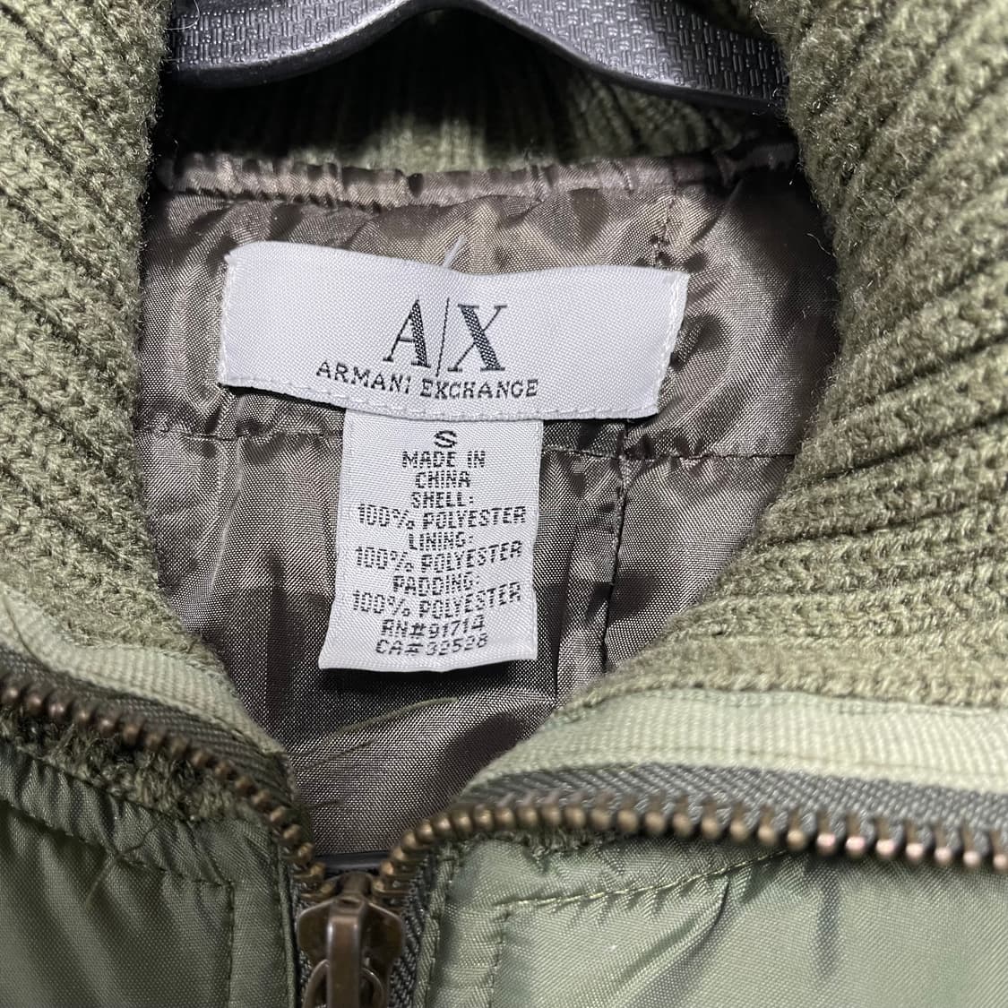 [S] Armani Exchange 90s 하이넥 자켓 상품이미지8