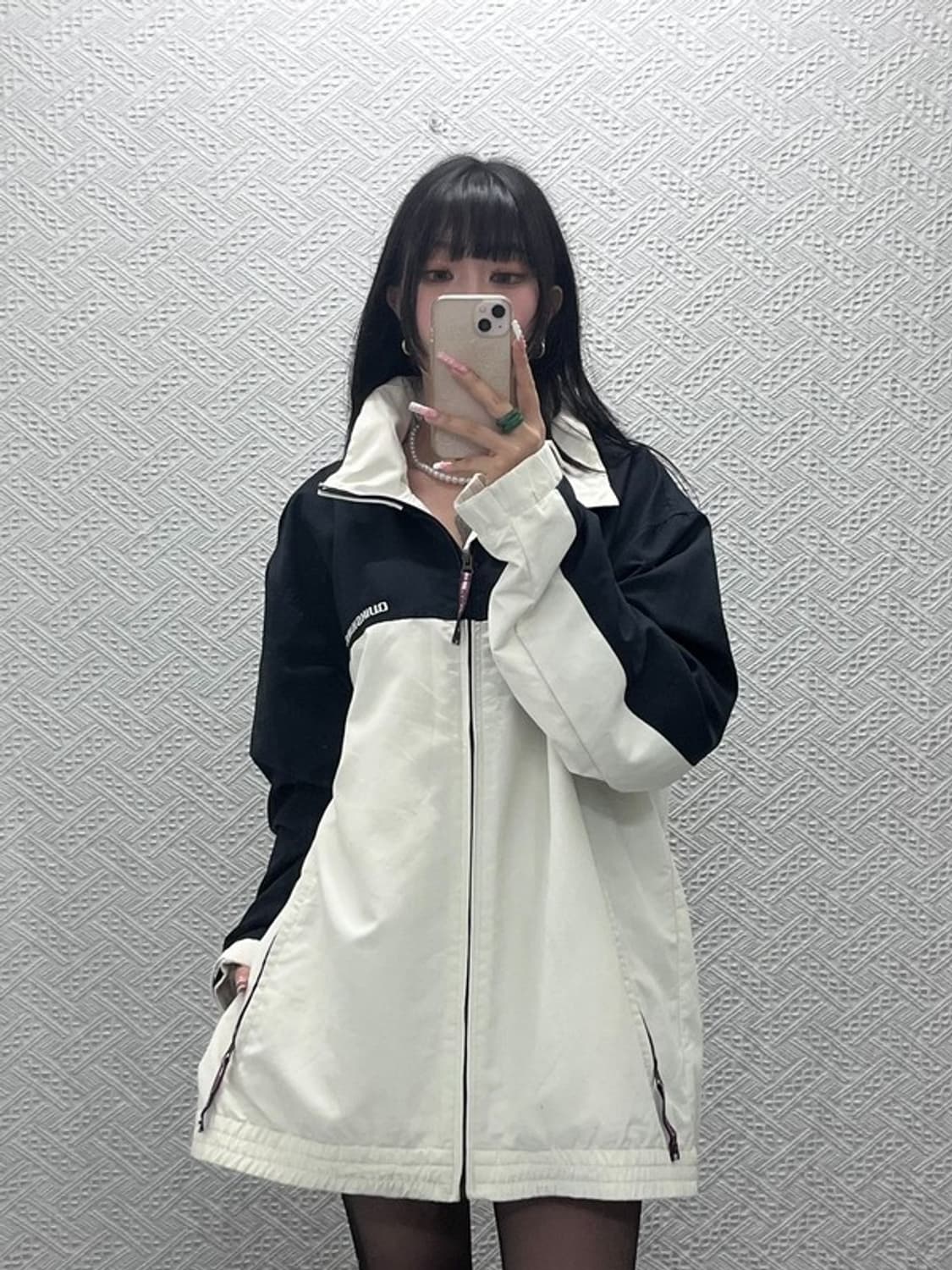 퀵실버 캐주얼 빈티지 보딩 오버핏 바람막이 자켓 XL C12377 상품이미지2