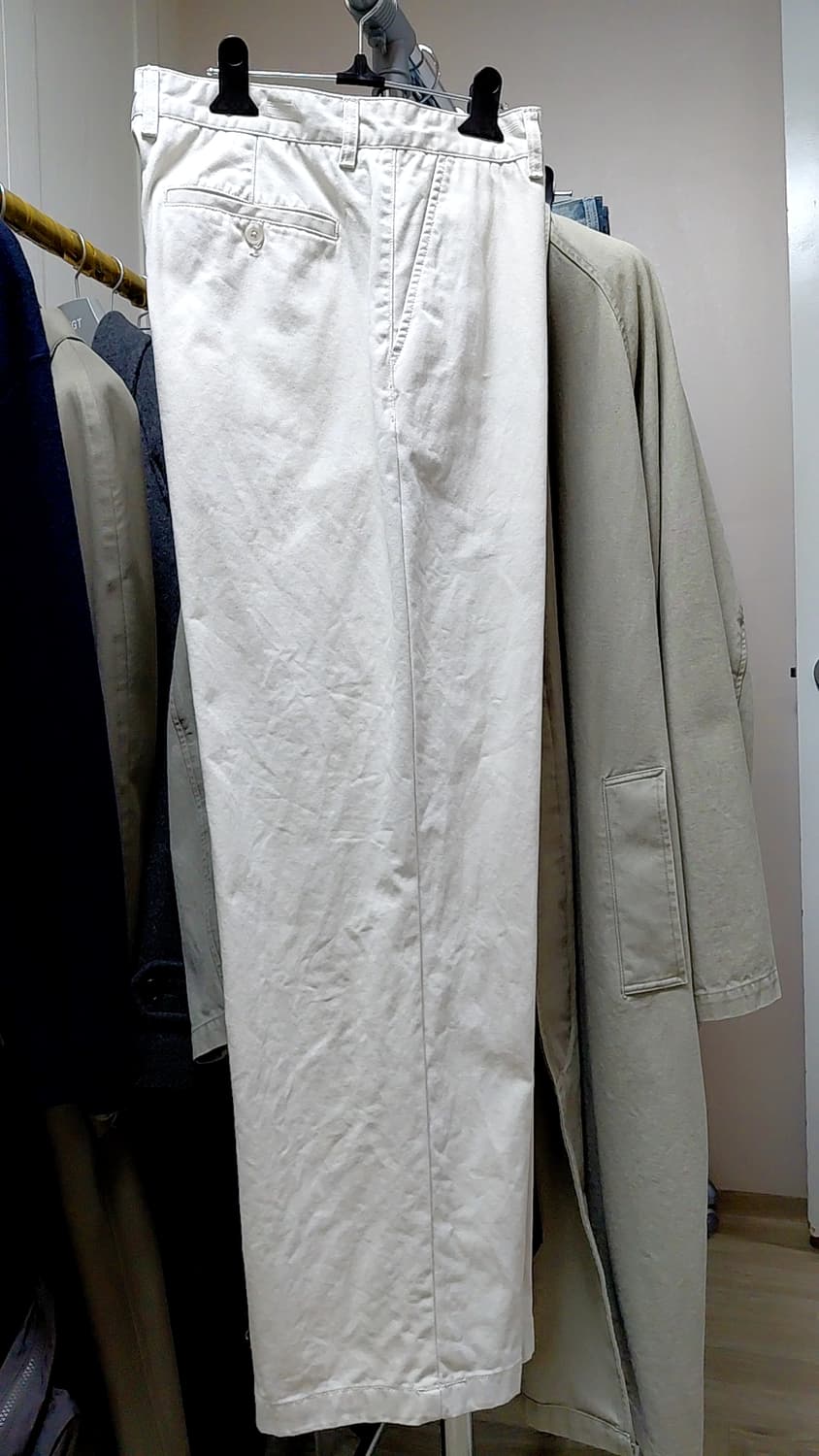 무탠다드 와이드 치노 팬츠 크림 상품이미지2