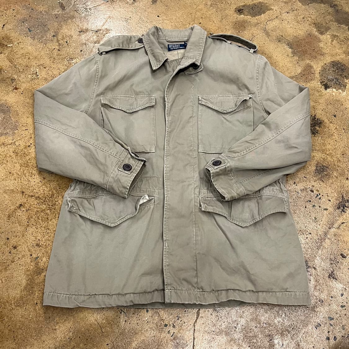 [정품/L] 폴로 랄프로렌 카키 야상 자켓 b10 상품이미지2