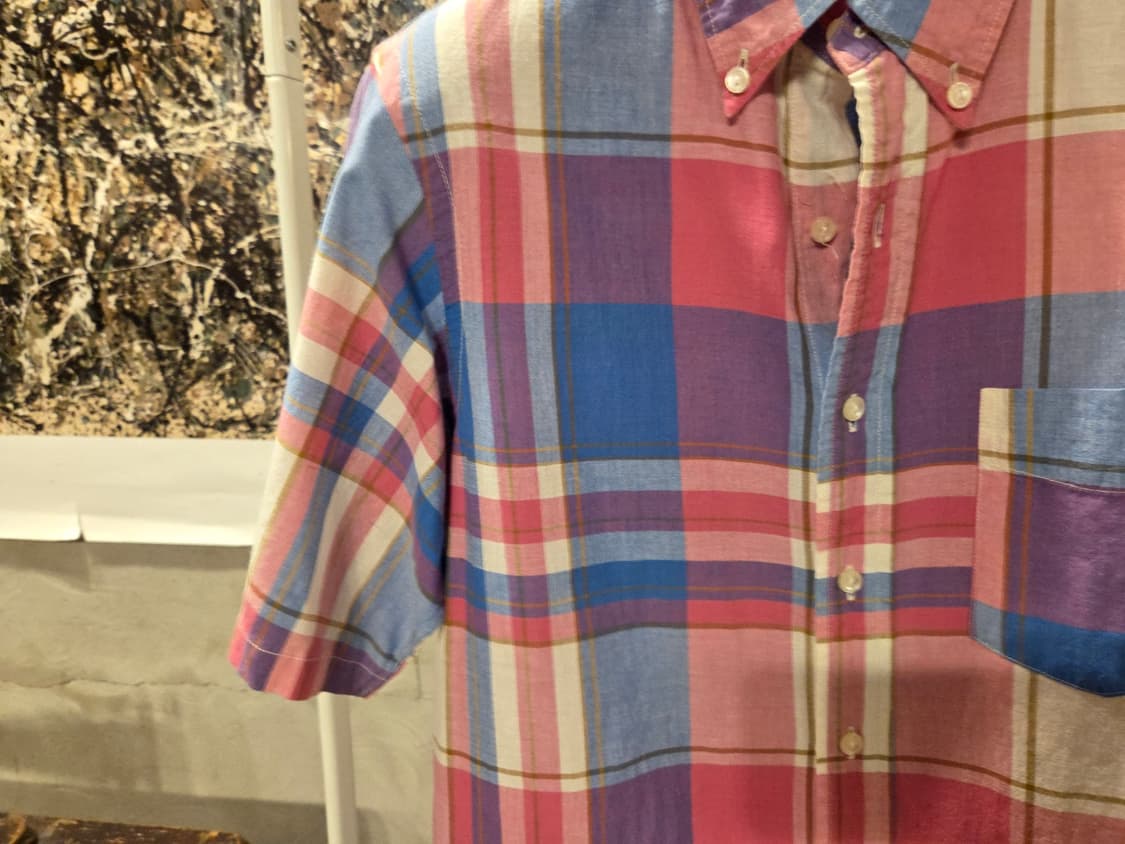 포스트 오버롤즈 마드라스셔츠 상품이미지7