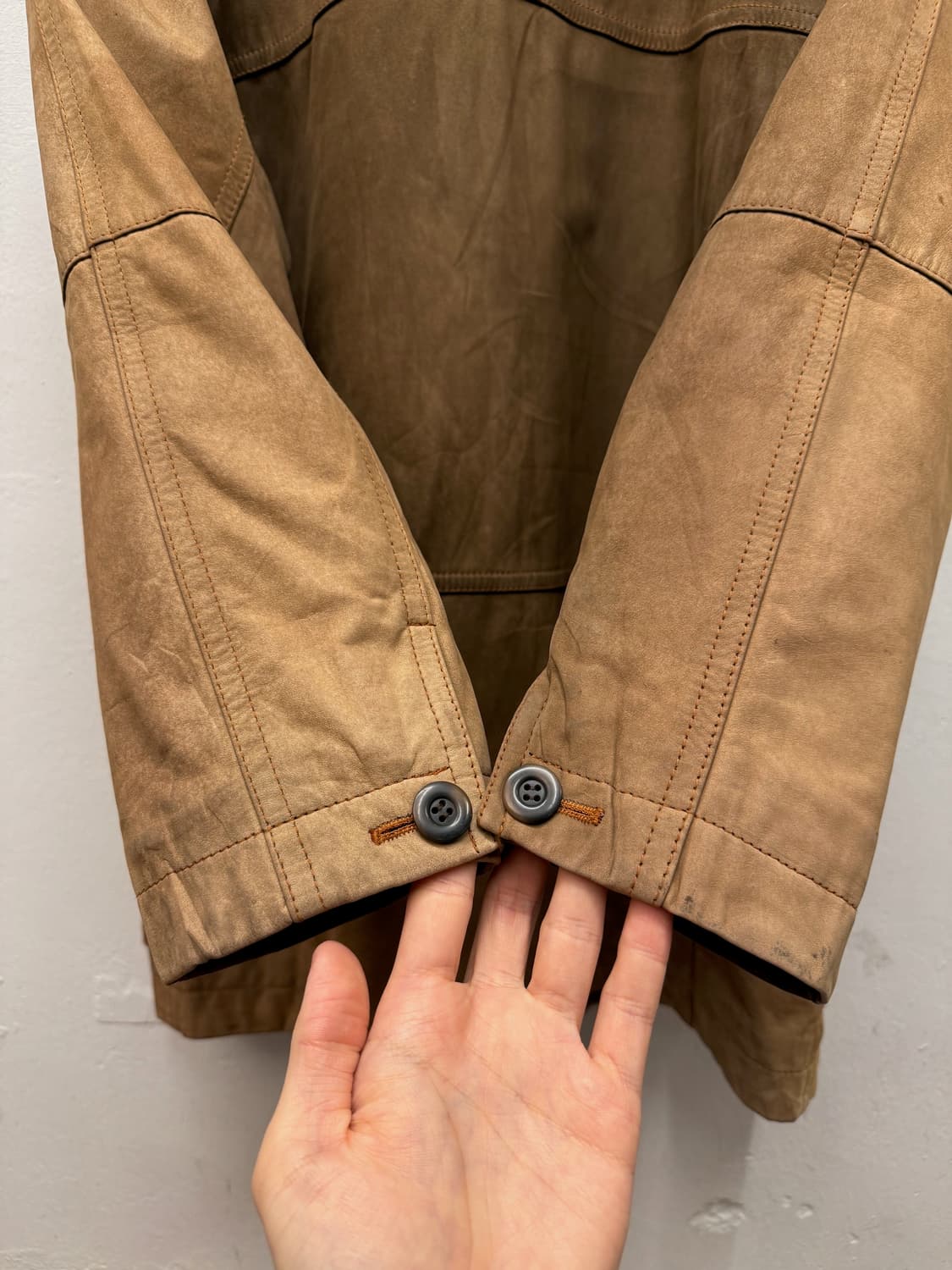 90s Intermezzo Cowhide Leather Field Jac 상품이미지6