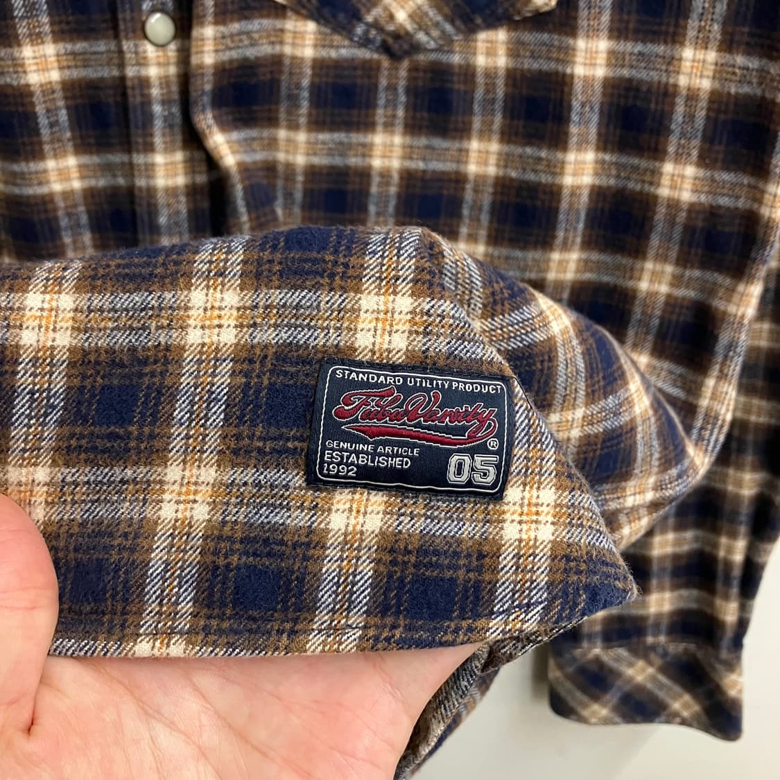 N108 푸부 후부 웨스턴 체크셔츠 상품이미지8