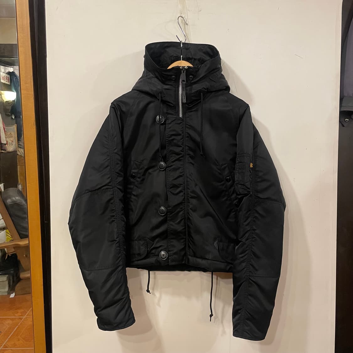 알파인더스트리 리메이크 크롭봄버 XL 상품이미지2