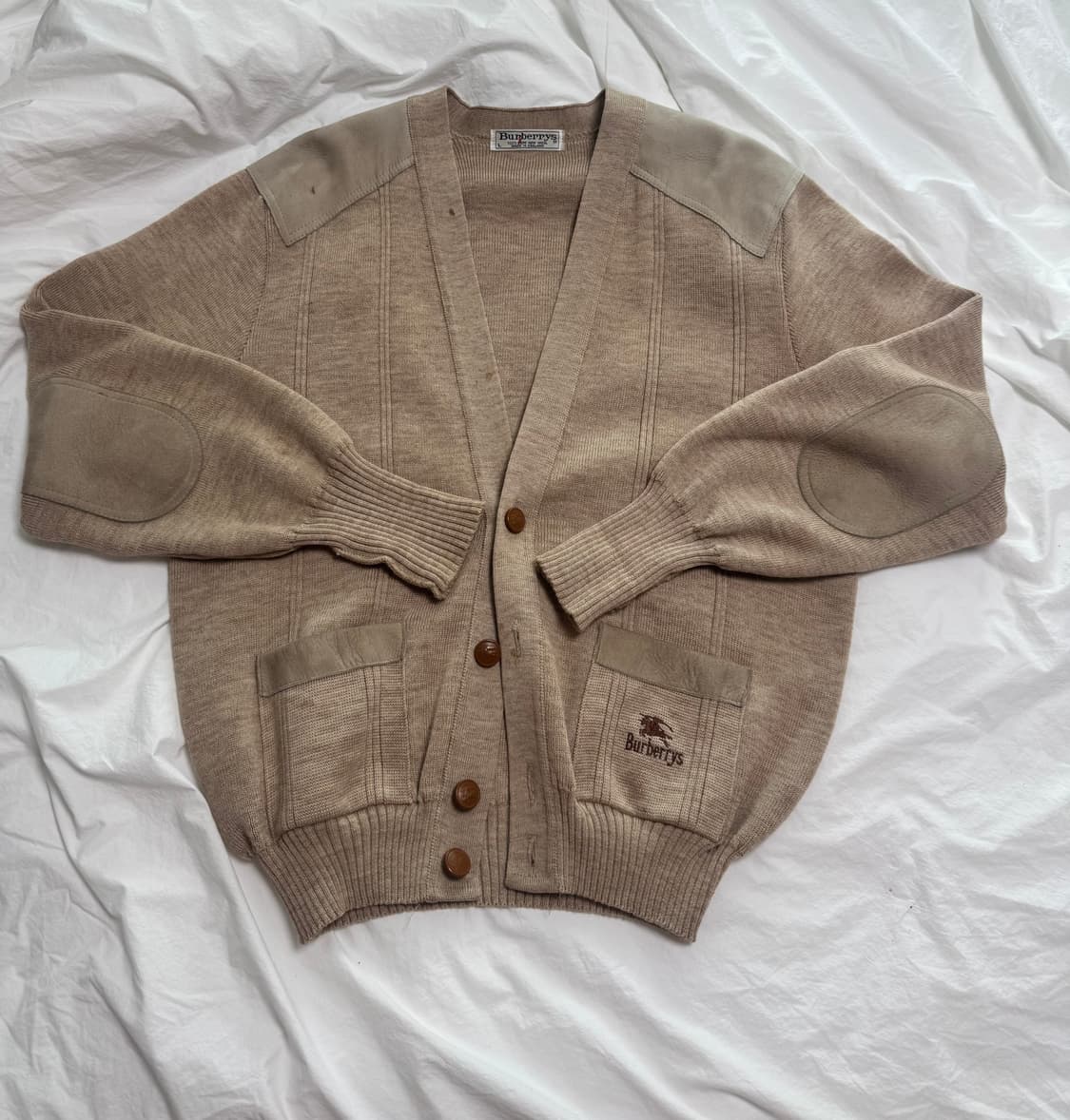 버버리 앨보우 패치 가디건 상품이미지1