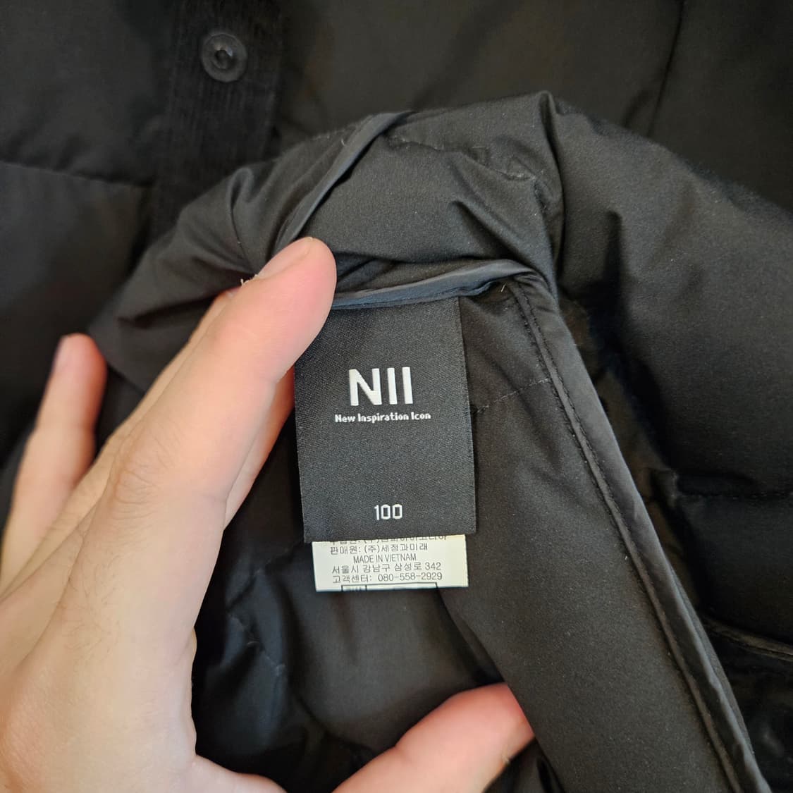 NIL 오리털 누빔 코치 패딩자켓 100 상품이미지5