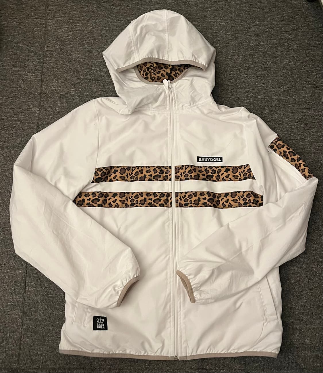 베이비돌 호피 후드 점퍼 상품이미지4