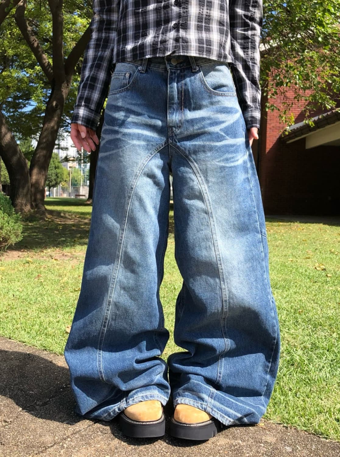 부츠컷 플레어 데님 상품이미지2