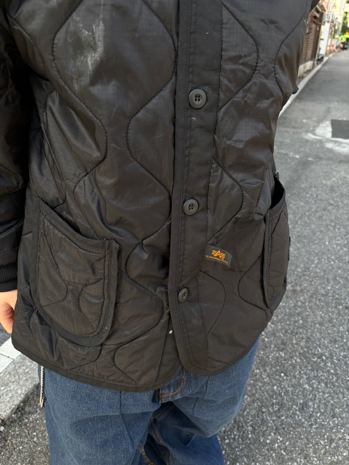 CDG x Alpha Industries 경량패딩 라이너 자켓 상품이미지2