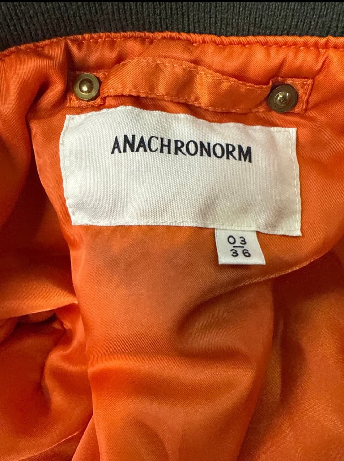 Anachronorm 페인팅 그런지 디테일 봄버 상품이미지4