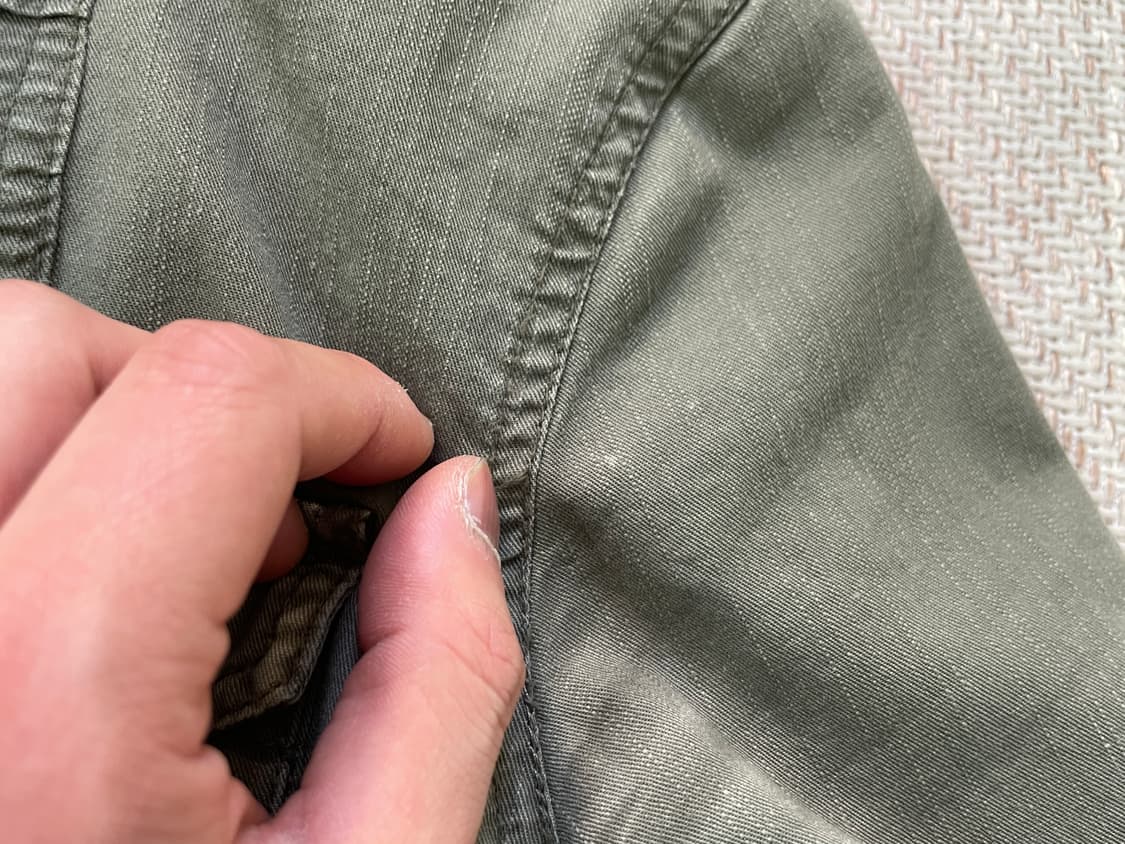 빈티지 밀리터리 셔링 벨티트 모즈파카 J03991 상품이미지8