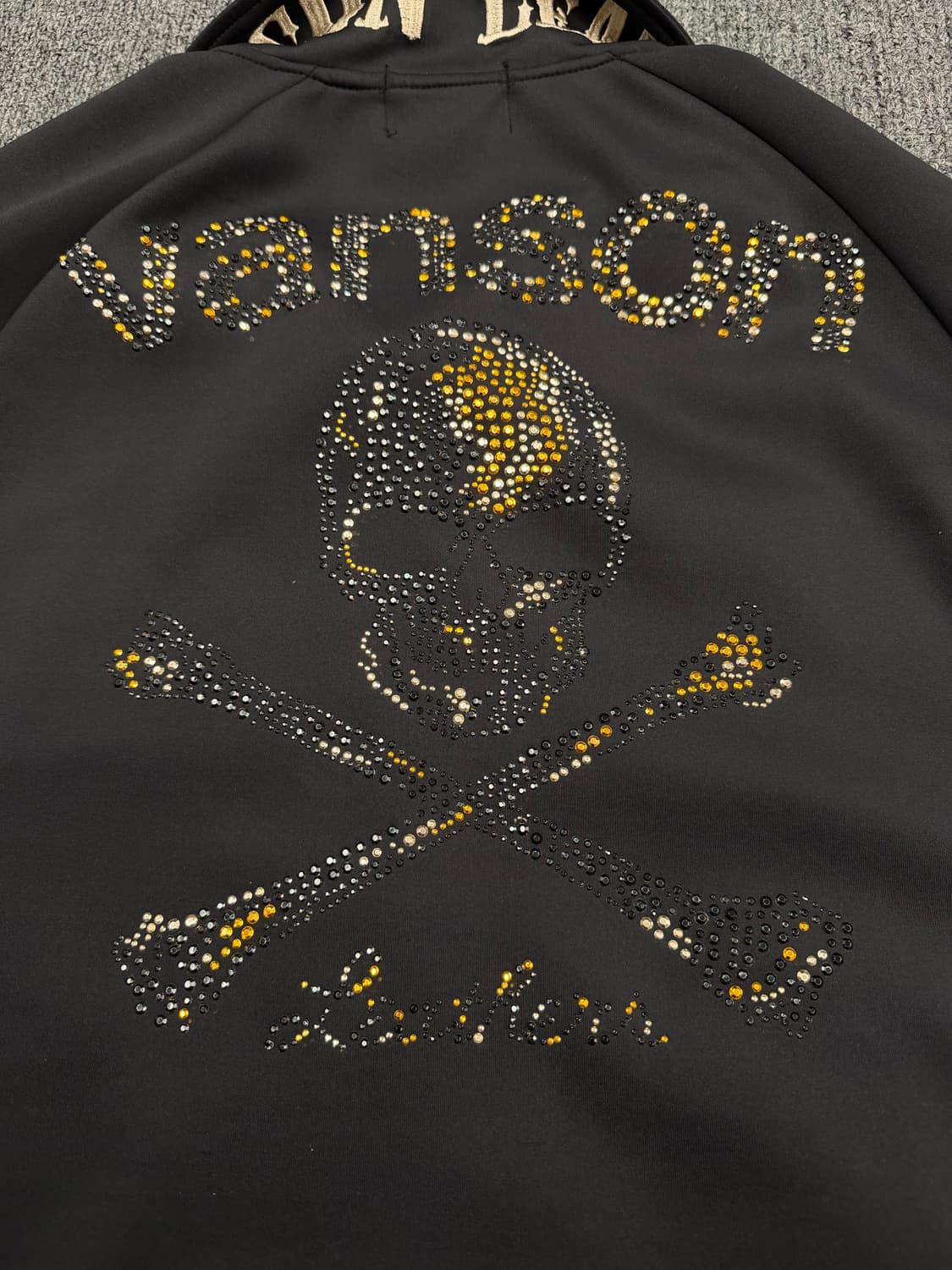 XL) 밴슨 빈티지 스컬 큐빅 져지 상품이미지6