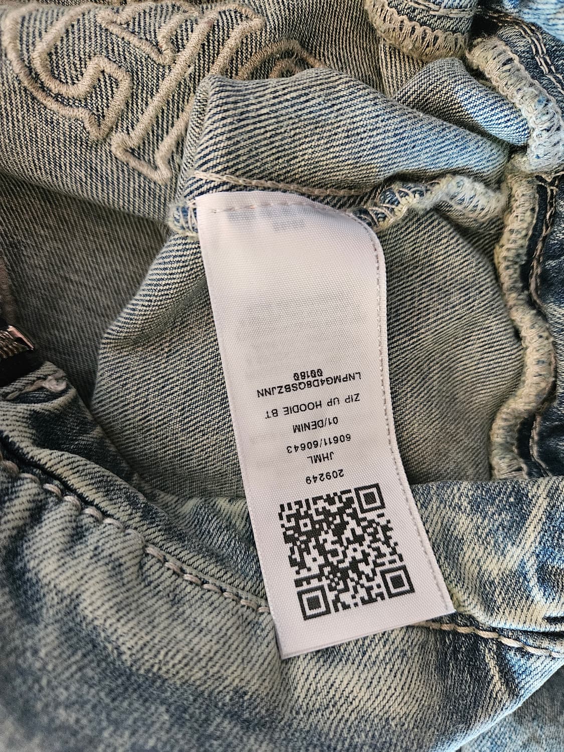 [새제품] 트루 릴리젼 빅티 데님 후드집업 상품이미지6