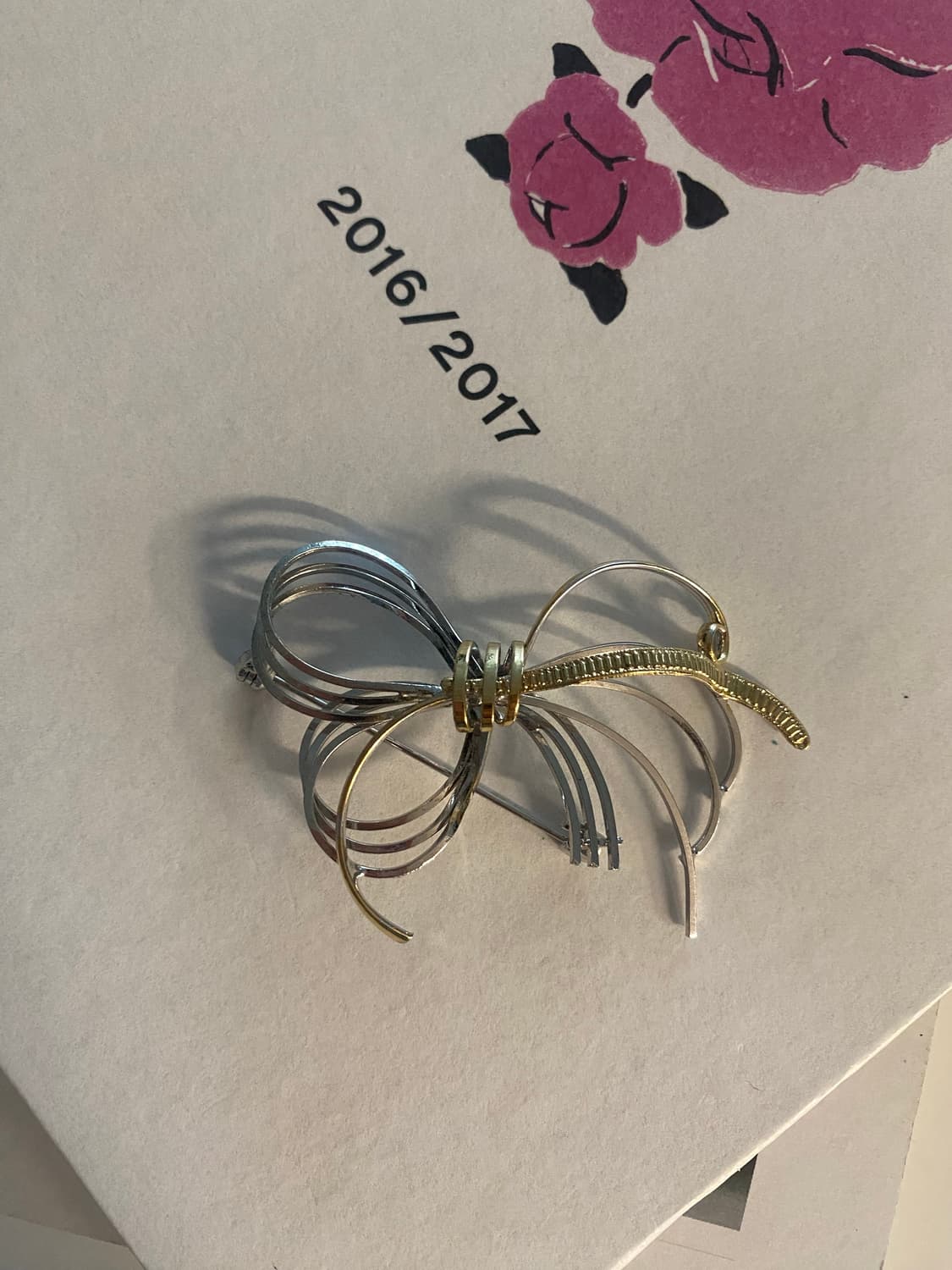 일본 리본 빈티지 브로치 주얼리 상품이미지5