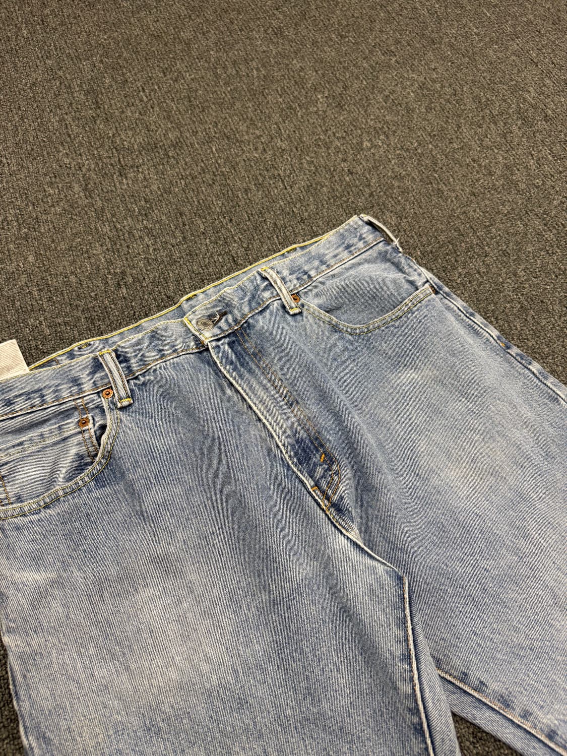 35)리바이스 517 빈티지 연청 부츠컷 데님팬츠 상품이미지4