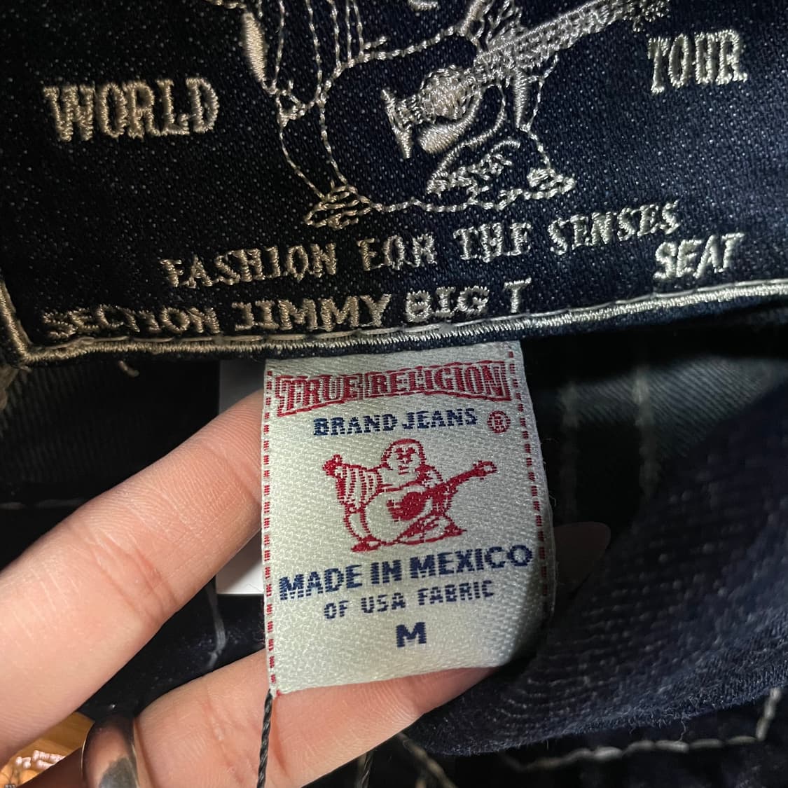 트루릴리젼 진청 스티치 데님 자켓 M 상품이미지4