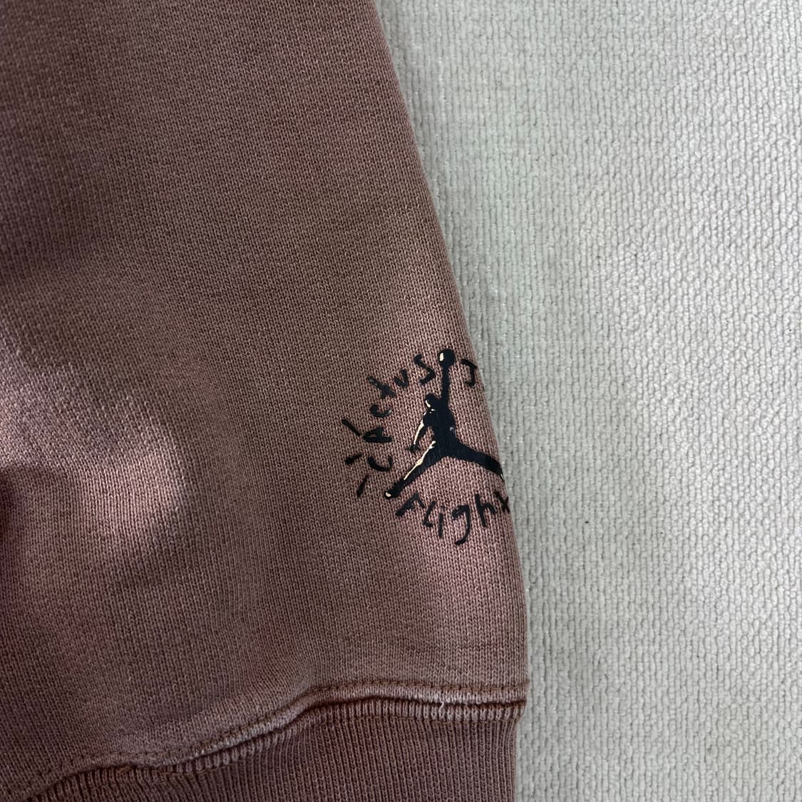 105 조던 x 트래비스 스캇 앤티크 브라운 후드티 상품이미지7