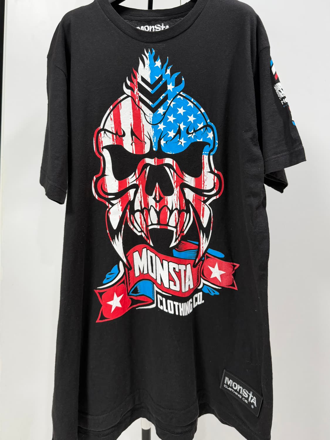 몬스타 빈티지 해골 티셔츠 상품이미지1