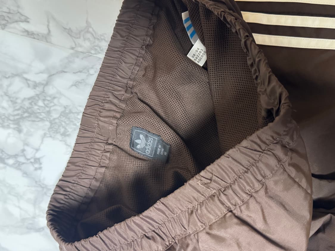 아디다스 삼선 브라운 트랙팬츠 바람막이 바지 상품이미지5