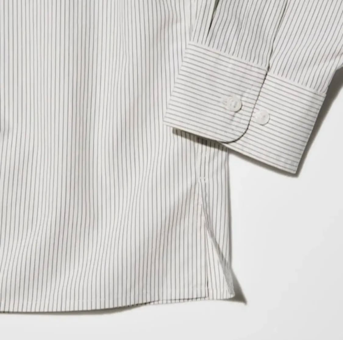 [새상품]유니클로 C 브로드클로스 오버사이즈 스트라이프 셔츠 Msize 상품이미지5