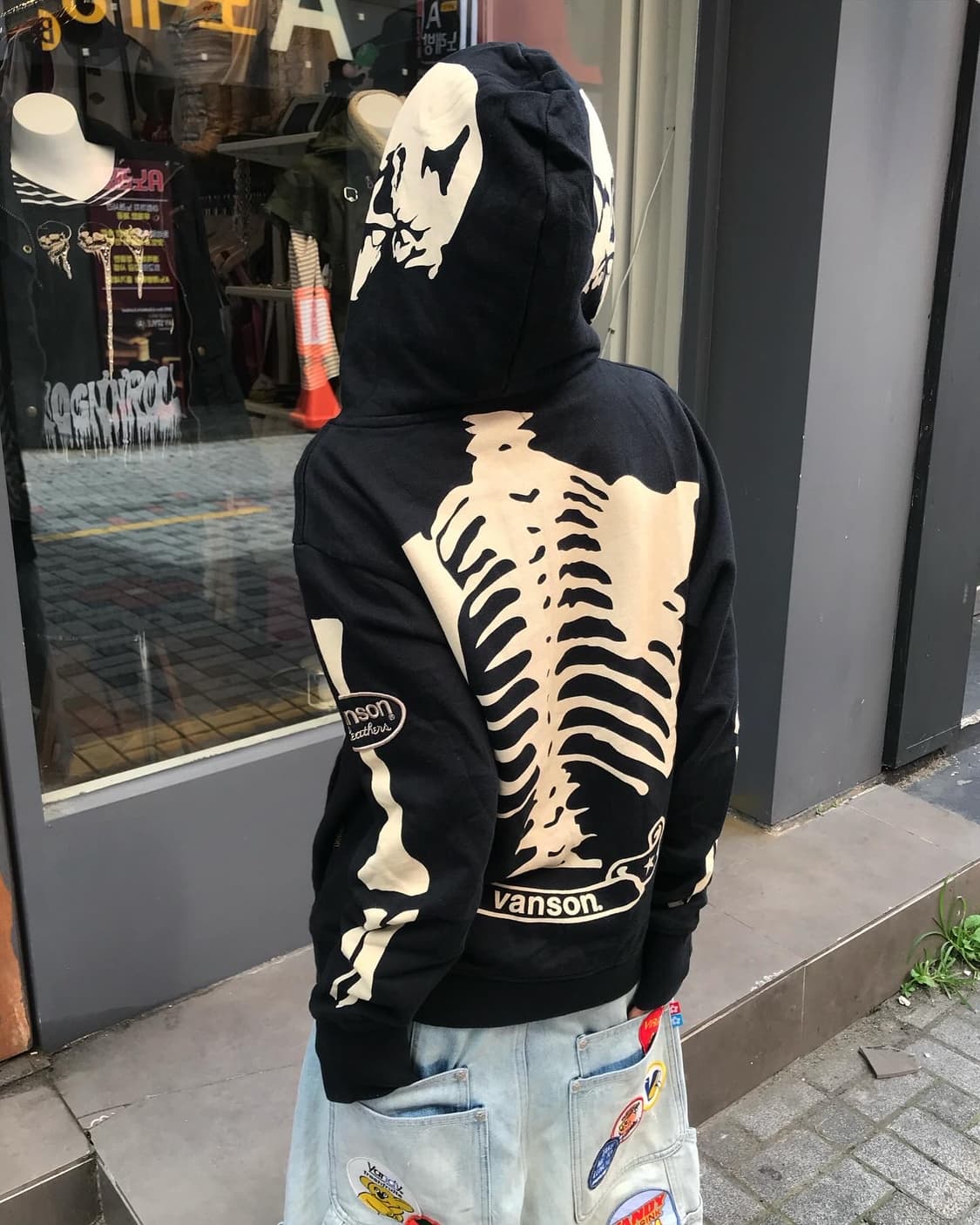 Vanson Bone Hood Zip-Up 상품이미지2