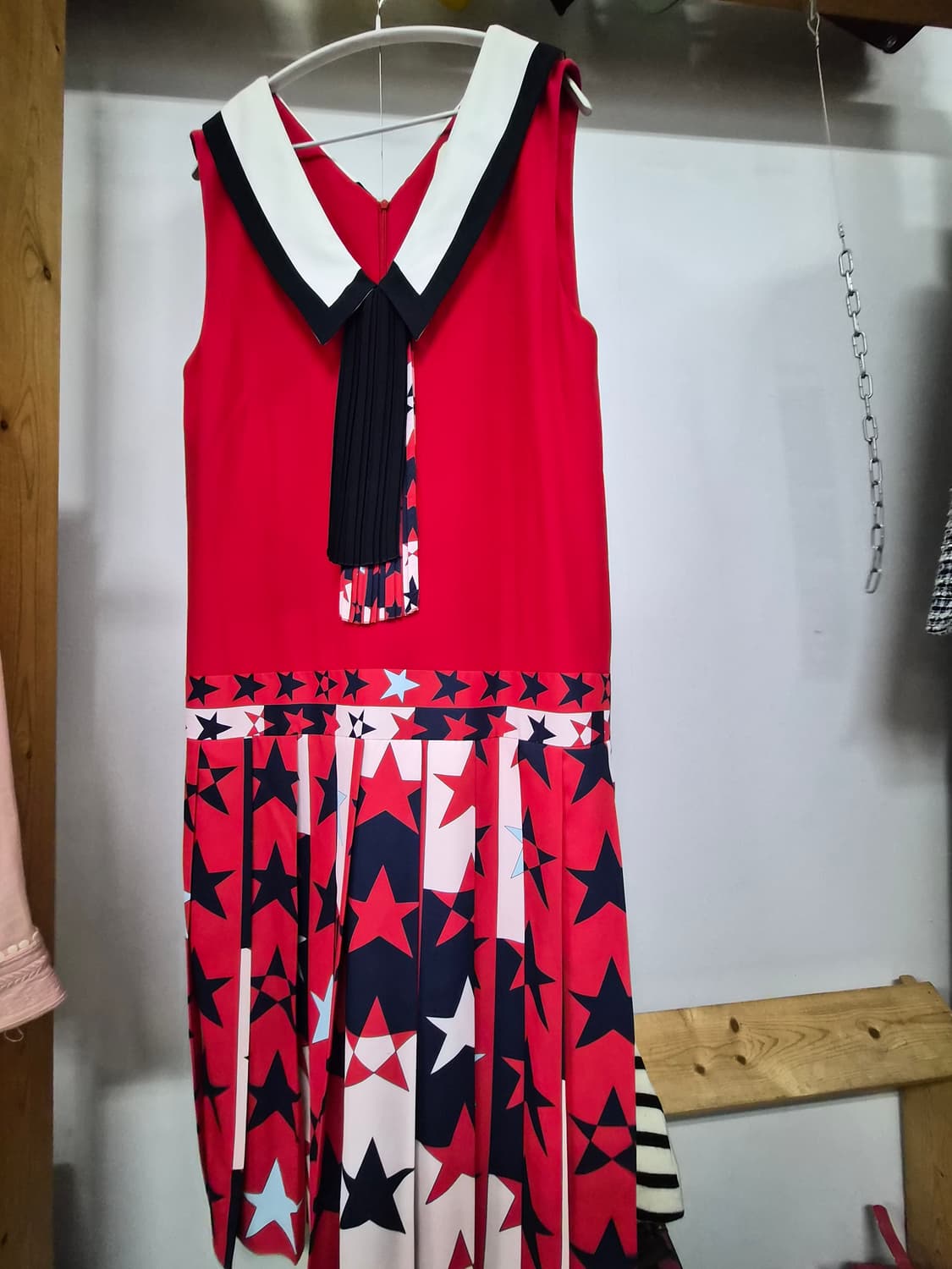 럭키슈에뜨 브이넥 롱 원피스 상품이미지2