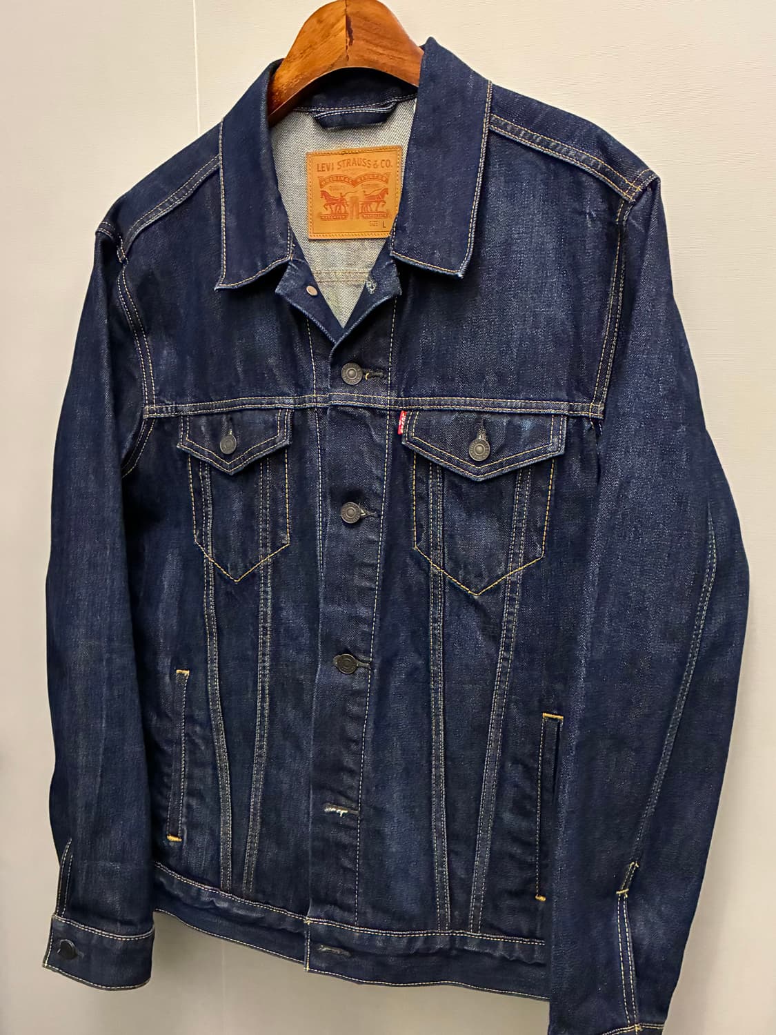 (L)리바이스 3세대 72334 진청 데님 트러커자켓 데님자켓 청자켓 상품이미지2