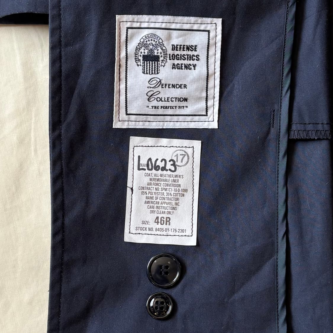 [46R] 데드스탁급 USAAF All Weather Coat 상품이미지6