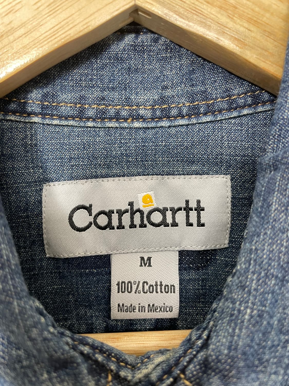 칼하트 데님 셔츠 S6 상품이미지3