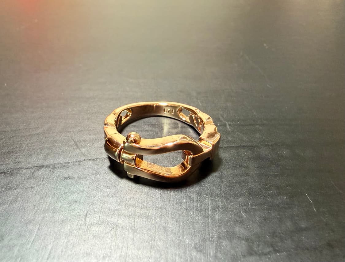 925silver  18k 로즈골드도금 은반지 14-5호 상품이미지1