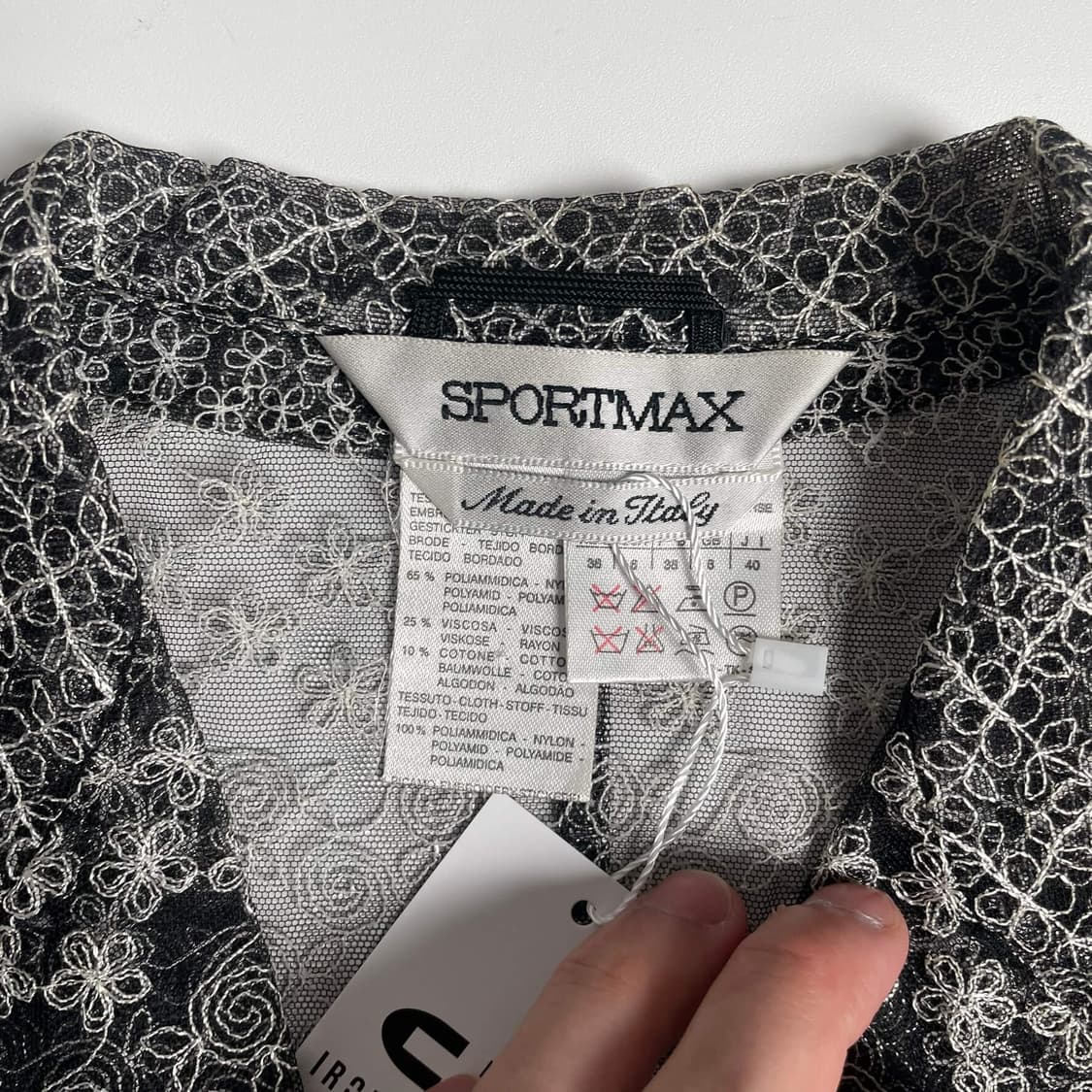 Sportmax 플라워 스티치 시스루 자켓 (italy)  상품이미지6