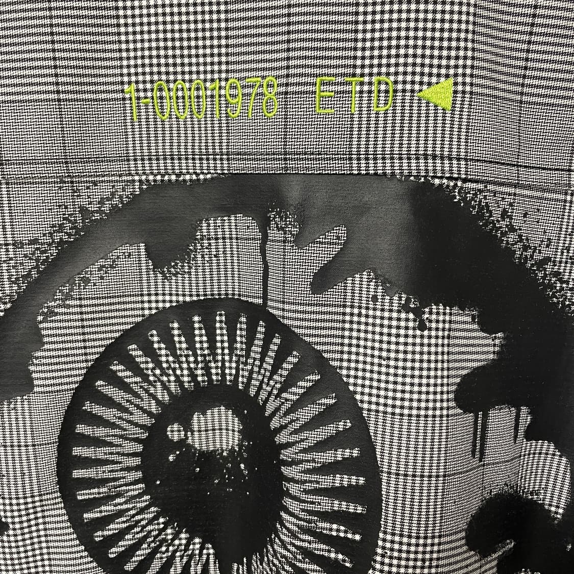 미시카 킵와치 빅로고 체크 오버핏 셔츠 상품이미지3