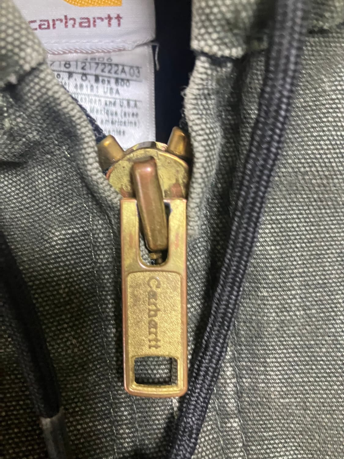 칼하트 액티브자켓 J130 모스그린  xl  상품이미지6