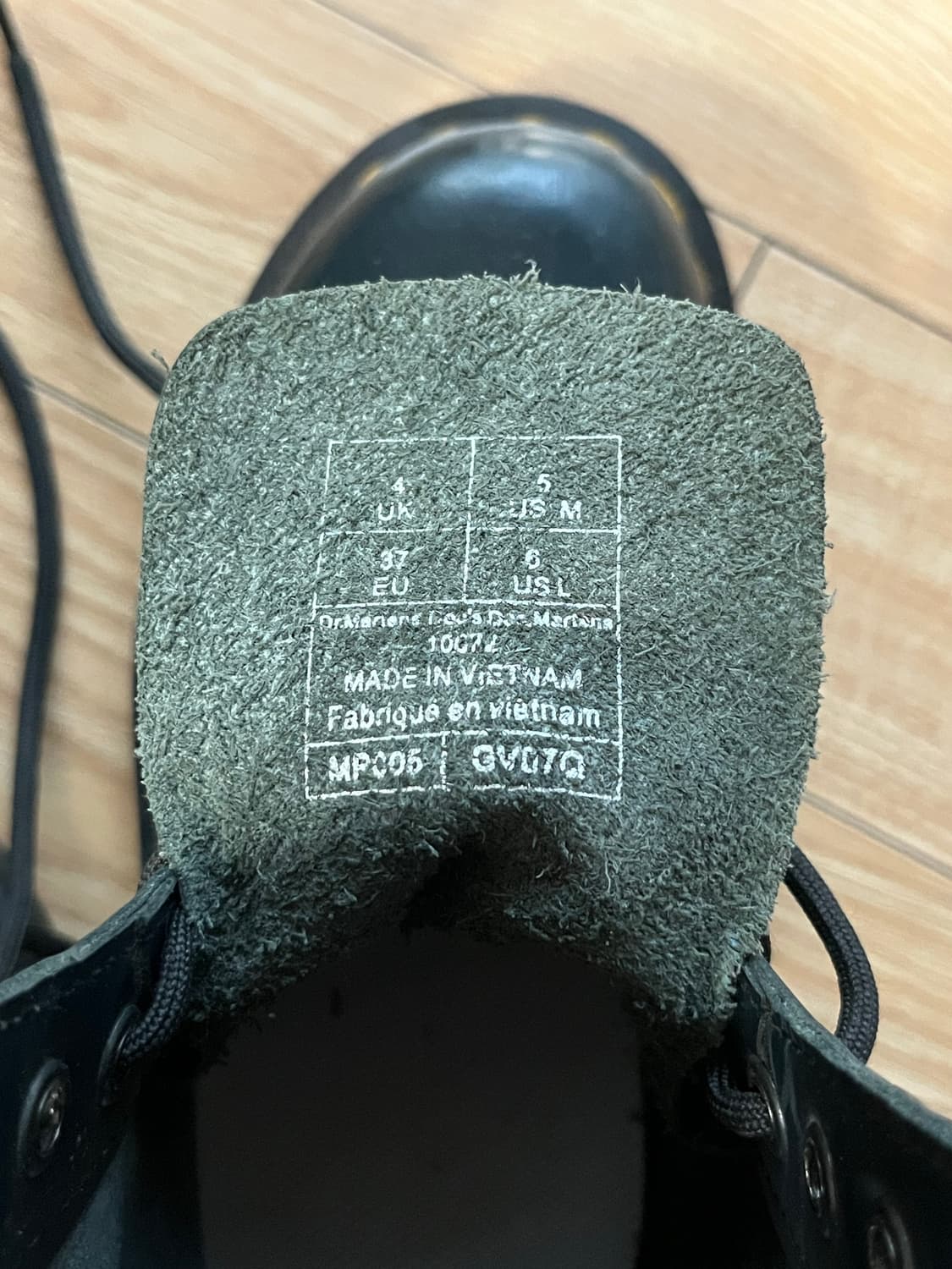 닥터마틴 네이비 부츠 UK4  상품이미지2