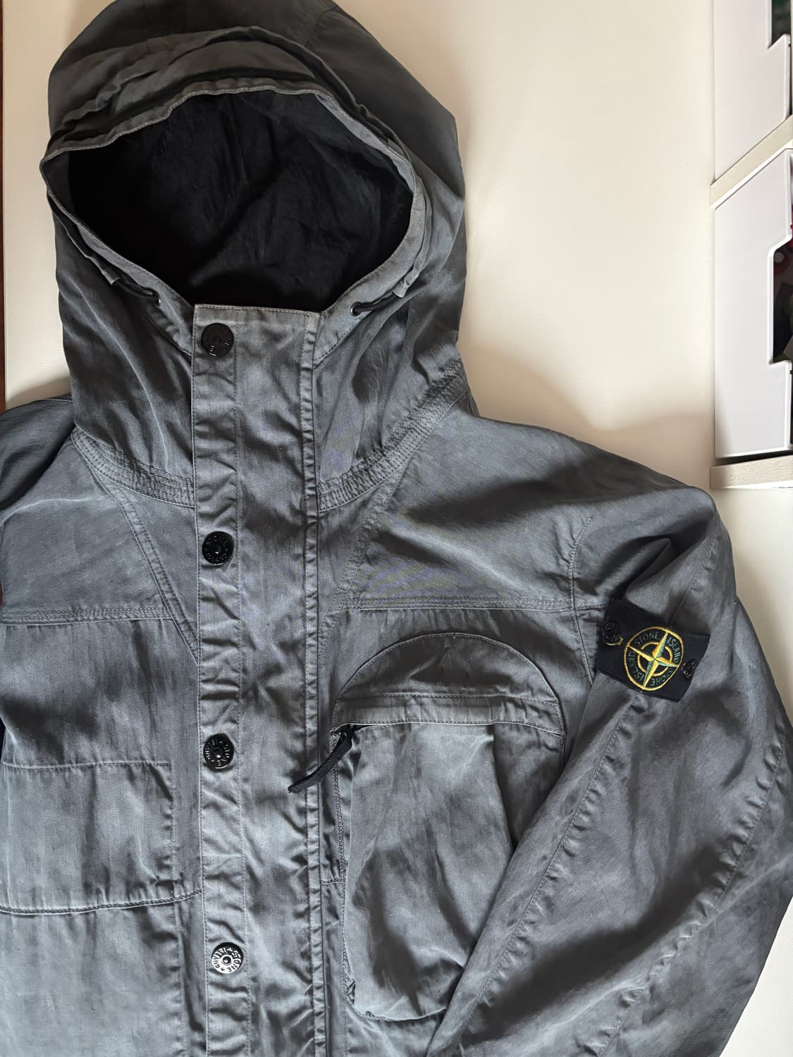 11ss 스톤아일랜드 Lino Flax Nylon 자켓 라지 L사이즈 상품이미지4