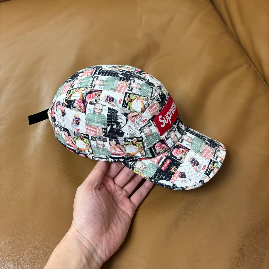슈프림 캠프캡 모자 박스로고 포토 매거진 상품이미지3