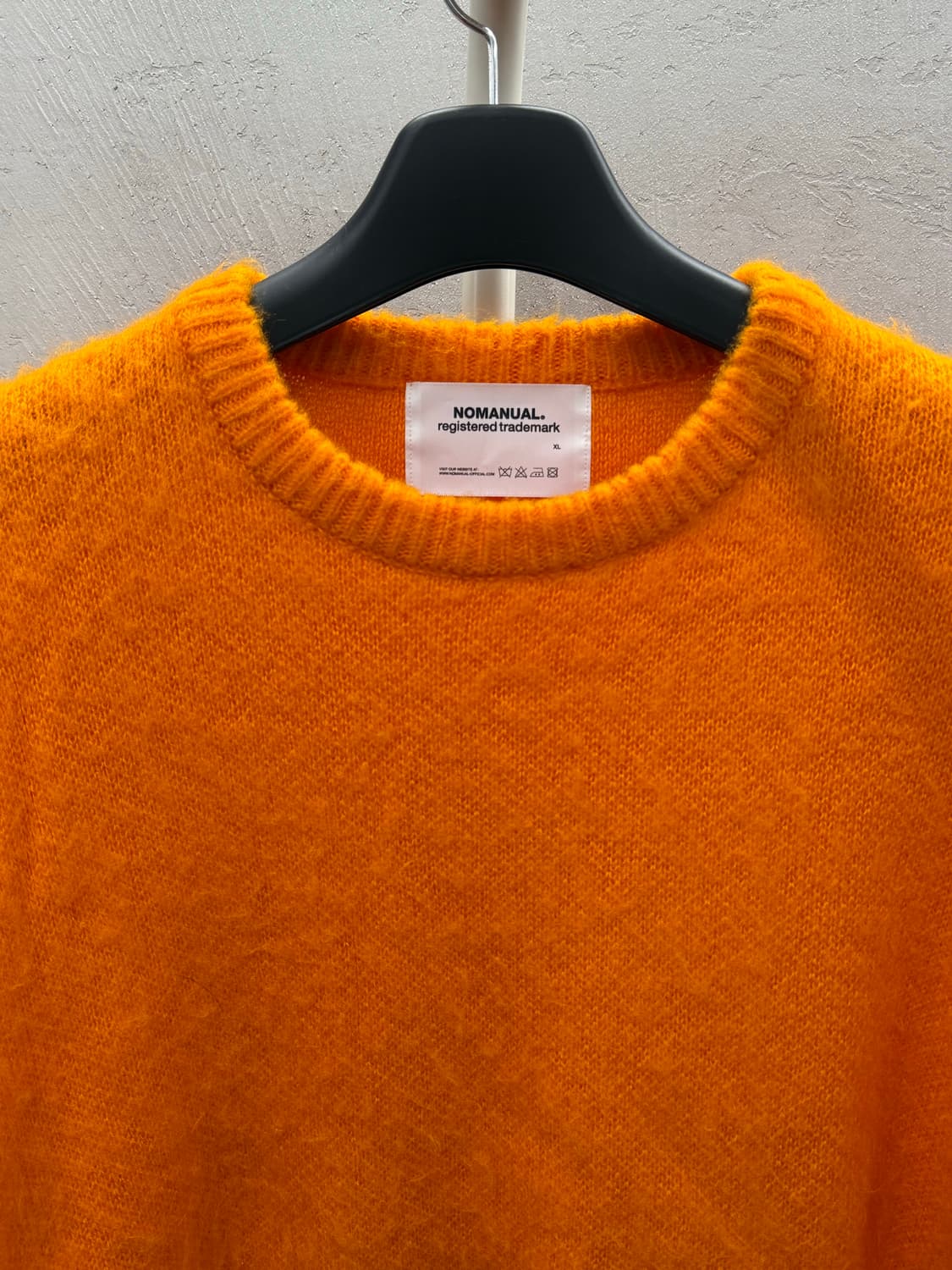 NOMANUAL 노매뉴얼 니트 오렌지 XL 상품이미지3
