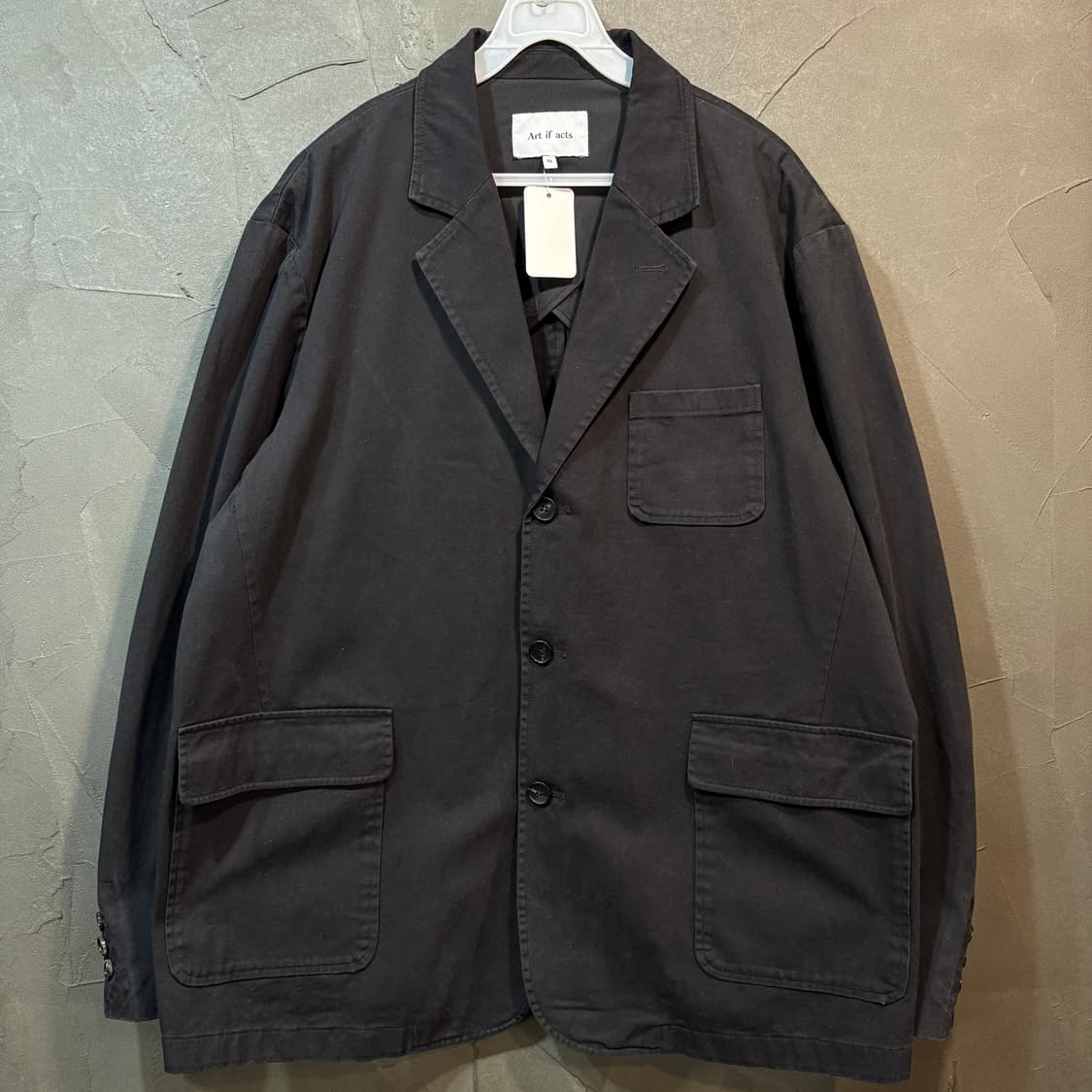 [M] Art if acts 아트 이프 액츠 블랙 치노 블레이저 상품이미지1
