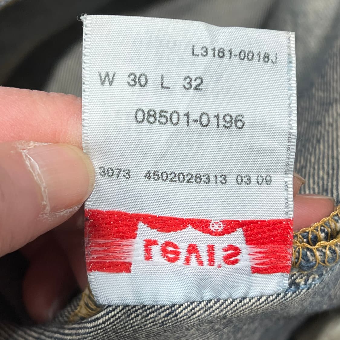 리바이스 501 데님팬츠 s10845 상품이미지9