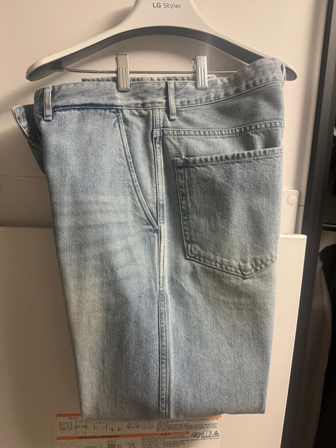 포터리 컴포트 데님 라이트 블루 3사이즈 팝니다. 상품이미지1